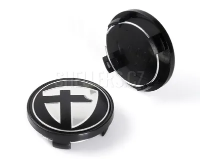 Obrázok produktu pre Stredový kryt kolesa Ø 56/64 mm Tomason K-009, čierny plast, čierne logo