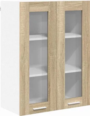 Obrázok produktu pre vidaXL Zavesná skrinka s dvierkami Sonoma dub 60 x 31 x 80 cm drevený materiál