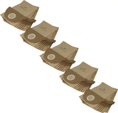 Produktbild von vhbw 50x Staubbeutel kompatibel mit Kärcher K4000TE, K4000PLUS, S5135AQUA25, S5125AQUA15, S4125DRY15, S 5125, S 4125 Staubsauger - 30cm x 21,5cm braun