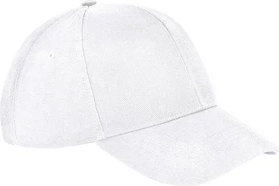 Immagine prodotto di Beechfield Unisex Ultimate 6 Panel Baseball Cap PC4077 (Taglia unica) (Bianco)
