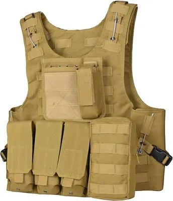 Obrázek produktu pro Taktická ochranná vesta z nylonu pro airsoftové hry