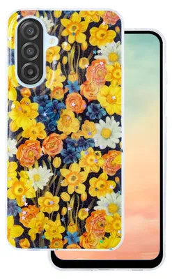 Obrázok produktu pre Ochranné puzdro Glow Glam pre telefóny Samsung Galaxy A17 4G / A17 5G, farba: oranžová