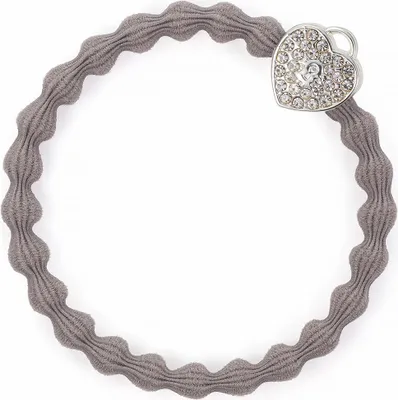 Obrázek produktu pro By Eloise London Silver Bling Heart Lock Cloudy Grey