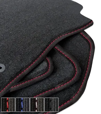 Imagen del producto de Alfombrillas para coche premium de velour, compatibles con Audi A4 B6 Cabrio de 2002 a 2006