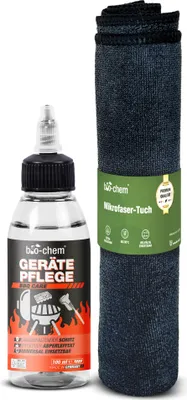 Produktbild von bio-chem Gerätepflege Imprägnier-Spray Wartung für Gartengeräte 100 ml + Premium-Mikrofasertuch