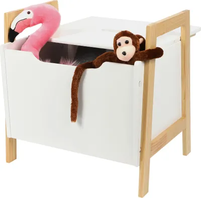 Produktbild von "MISOU Aufbewahrungsbox mit Deckel Spielzeug Organizer Spielzeugbox Aufbewahrungsbox Weiß"