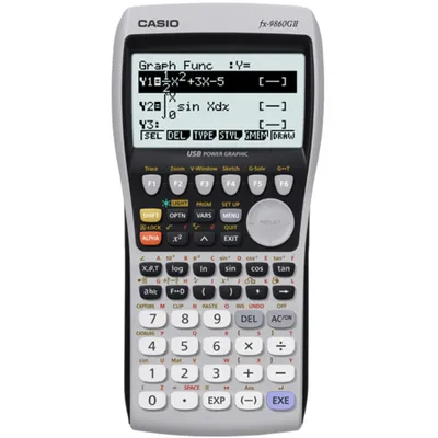 Produktbild von CASIO Grafikrechner FX-9860 GII, Batteriebetrieb