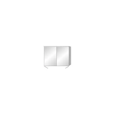 Productafbeelding van Sanipa Reflection aluminium spiegelkast ARND 100 met LED-verlichtingspaneel