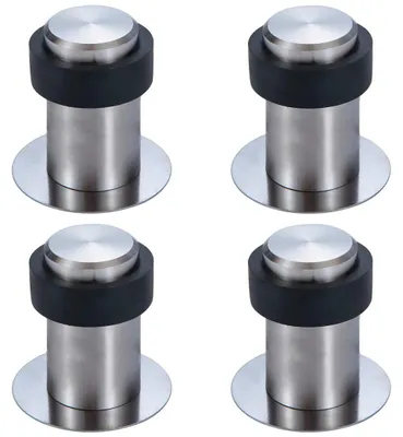 Productafbeelding van 4-delige Deurstopper met Rubber, Vloermontage