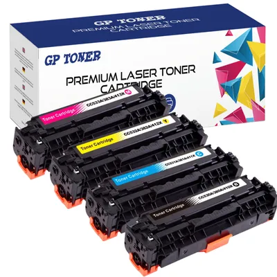 Zdjęcie produktu dla 4 Tonery do HP GP-HCC534A/CE414X/CF384X CMYK GP TONER