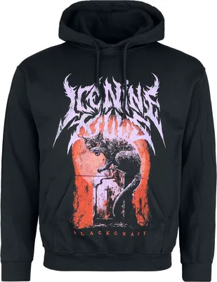 Produktbild von Blackcraft Cult Kapuzenpullover Herren Ice Nine Kills - Cat Hoodie schwarz L