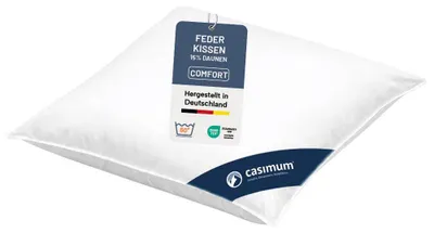 Produktbild von Federnkissen 80x80 cm, Kissen 85% Federn / 15% Daunen, DOWNPASS, CASIMUM