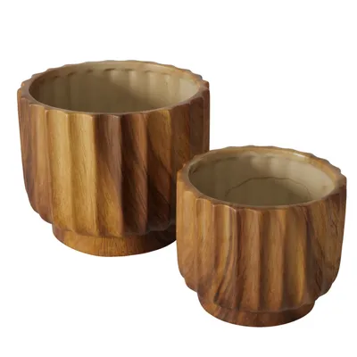 Zdjęcie produktu dla Ceramiczne osłonki na doniczki WILHELMY, Ø 12-16 cm