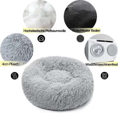 Image de Famanu : Lit de couchage pliable pour chats, doux et moelleux