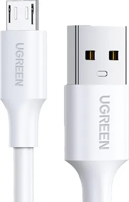 Immagine prodotto di Cavo UGREEN Micro USB a USB-A 1m Bianco - Ricarica Veloce KP35181