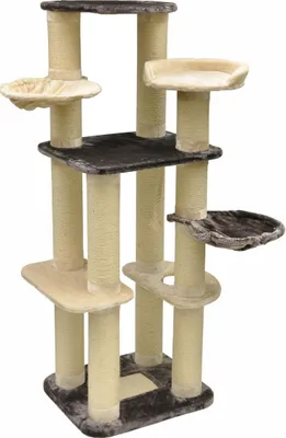 Produktbild von Kratzbaum Nikolai grau/beige 71x61x189 cm