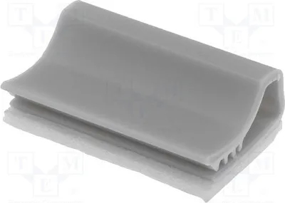 Immagine prodotto di 10 fascette di fissaggio per cavi SFC20, in PVC grigio, per organizzare i cavi
