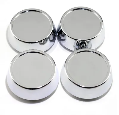 Productafbeelding van Zilveren Naafdoppen Set van 4, 59 mm