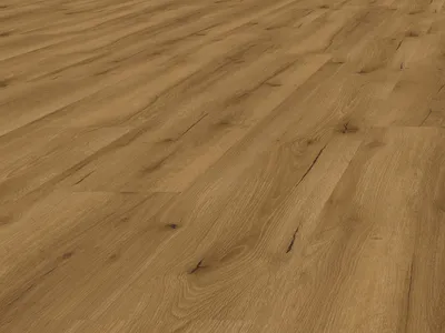 Produktbild von BASICfloor | 3,345 m² | Braun 0,3 mm Vinylboden Eiche markant Natur Landhausdiele, feuchtigkeitsresistent für Bad und Küche, Nutzungsklasse 22 und 31, geeignet für Fussbodenheizung, vollflächige Verklebung