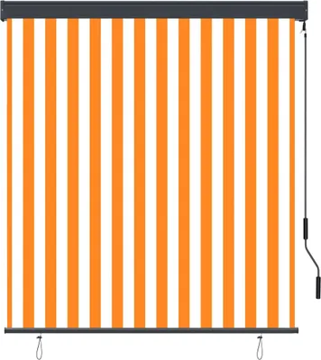 Immagine prodotto di Tenda a Rullo per Esterni 140x250 cm Bianco e Arancione