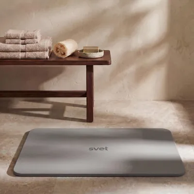 Productafbeelding van Svet – Badmat van diatomeeënaarde – snel drogend en ultra-absorberend, antislip, a