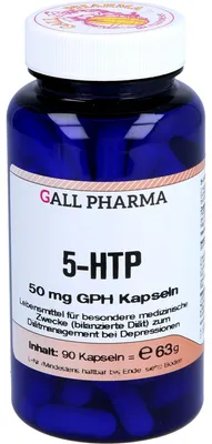 Produktbild von GALL PHARMA 5-HTP 50 mg GHP GPH Kapseln, 90 St. Kapseln