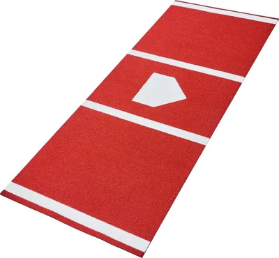 Obrázok produktu pre 300 x 116 cm Baseballová odpalovacia podložka Softballová odpalovacia podložka Vonkajší tréning Červená