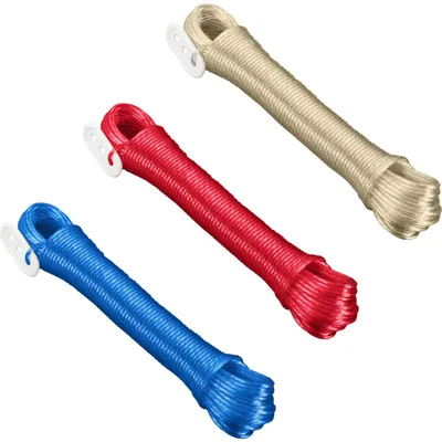 Image de Corde à linge 20 m PVC avec fil d'acier et tendeur