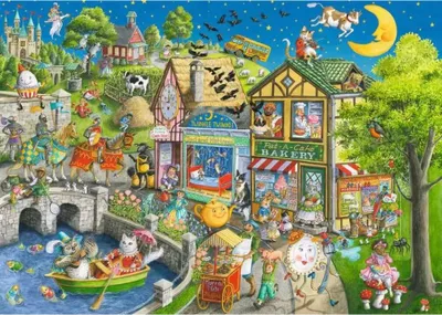 Image de RAVENSBURGER Puzzle Mother Gooseville 1000 dílků