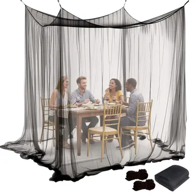 Immagine prodotto di Zanzariera XXL, 300 x 300 cm - Protezione per gazebo da giardino