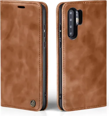 Handy Hülle für Huawei P30 Schwarz Klapphülle Bookcase