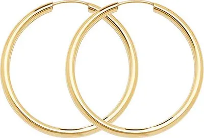 Produktbild von 9 Karat (375) Gold Damen - Creolen / Ohrringe - 27mm; TRS15707MM27