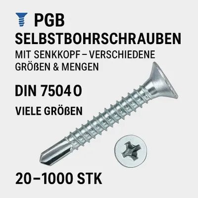 Produktbild von Selbstbohrschraube Senkkopf Csk D7504O 3.5*16Mm - 10 Sto - 519 3.5*16