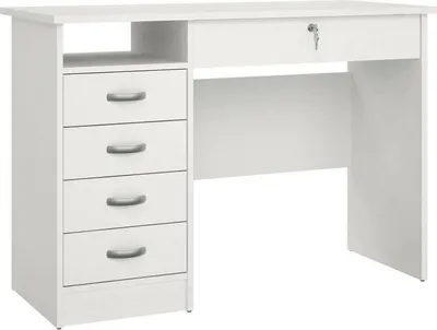 Produktbild von Schreibtisch - Weiß 48.5x109.3x75.6h cm
