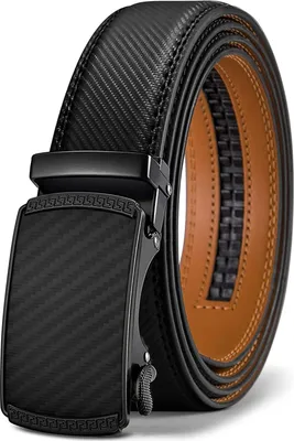 Produktbild von Herrengürtel, Ratschengürtel aus Leder, Automatikverschluss für Herrenanzug Businesskleidung, Breite 35 mm, Größenangepasst
