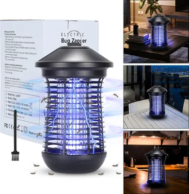 Produktbild von Peviasot 18W Elektrischer Insektenvernichter LED UV-Licht Mückenlampe Insektenfalle Insektenlampe Mückenvernichter Fliegenfalle Moskito Mückenfalle