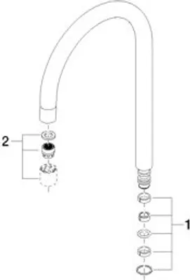 Produktbild von Dornbracht 90282231900-00 Auslauf Ersatzteile