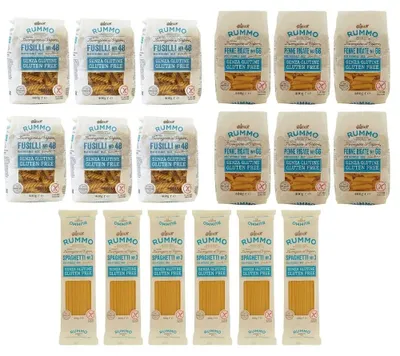 Produktbild von Rummo Testpaket Glutenfreie Pasta 18er-Pack 18 x 400 g