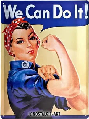 Produktbild von Nostalgic-Art - Blechschild 30 x 40 cm - We Can Do It!