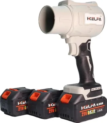 Obrázok produktu pre Elektrický ventilátor, rýchlosť vetra 220 m/s, bezdrôtové vyhotovenie, 2 x 4 Ah