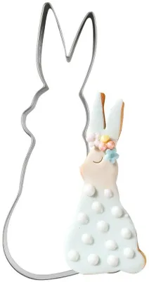 Produktbild von Dr. Oetker Ausstecher "Hase stehend", Silber, Zinnteller, 70 mm, 120 mm, 25 mm, 1 Stück(e)