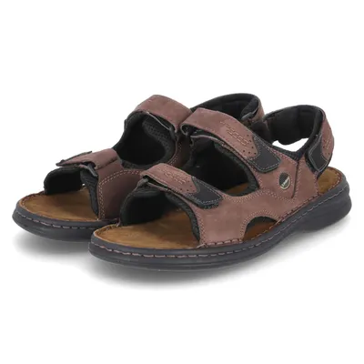 Produktbild von Josef Seibel Herren Sandalen FRANKLYN Braun Rauleder  Größe: 40