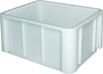 Produktbild von Lebensmittelbehälter, LxBxH 800x600x420 mm, verrippter Boden, geschlossen