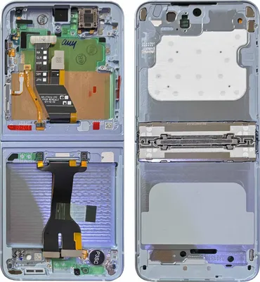 Immagine prodotto di Samsung Display LCD Centre Frame per Galaxy Z Flip6 GH82-35016C Pezzo di ricambio Blu