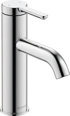 Image de Robinet de lavabo, taille M (hauteur du bec : 86 mm), robinet de salle de bain, robinet de lavabo avec cartouche en céramique, chrome