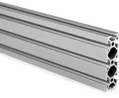 Image de Profilés en aluminium - Profilés de construction - Profilés pour le bâtiment - Pour la construction - 20 x 60 mm - 400 mm - Argent