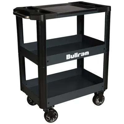 Produktbild von Werkstattwagen 68x47x99cm mit 2 Ebenen Werkzeugwagen Rollwagen Werkstatt
