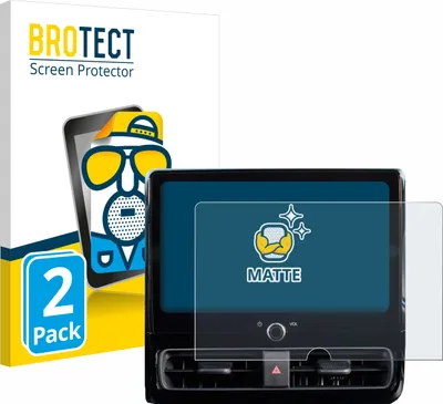 Produktbild von 2x BROTECT Schutzfolie für Toyota Yaris 2024 Smart Connect 10.5" Displayschutz Displayschutzfolie Folie Matt Entspiegelungsfolie