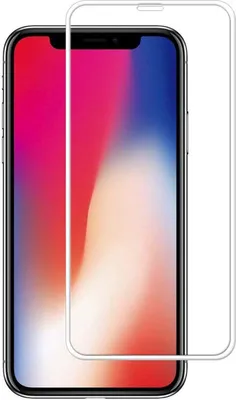 Zdjęcie produktu dla Folia ochronna do Apple iPhone XS Max/11 Pro Max 6,5 cala HD Screen Protector 9H Tempered Glass Folia ochronna ze szkła hartowanego bez pęcherzyków powietrza biała