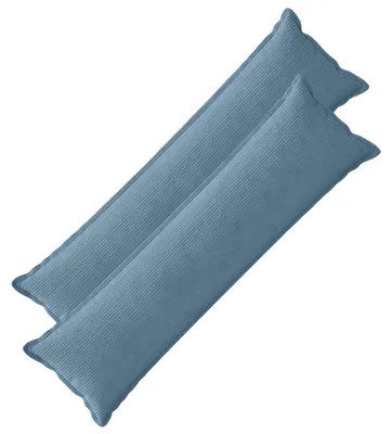 Obrázok produktu pre vidaXL Vankúšový poťah, 2 ks, farba: modrá, materiál: cord, rozmer: 40 x 145 cm